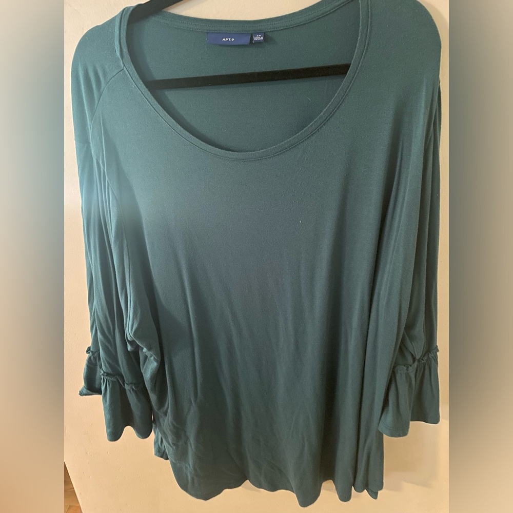 Green blouse